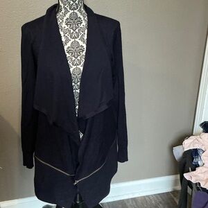 89th & Madison Black Jacket Size Large